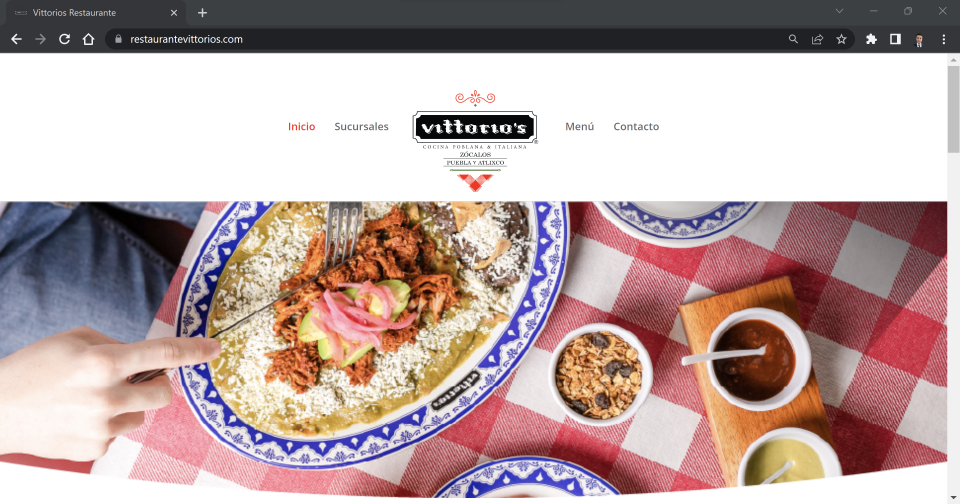 Página Web de Vittorios